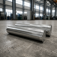 Tube filtrant en acier inoxydable résistant à la corrosion, maille métallique perforée, indice de filtration 1-5000 µm pour la filtration des liquides municipaux