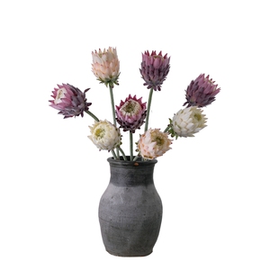 MW69910 Flor Artificial <span class=keywords><strong>de</strong></span> Protea Rey, Cynaroides Tropical Artificial, Centro <span class=keywords><strong>de</strong></span> <span class=keywords><strong>Mesa</strong></span> Hecho a Mano <span class=keywords><strong>para</strong></span> Bodas, Fiestas, Hogar, Oficina, Decoración <span class=keywords><strong>de</strong></span> Jardín - Product Image 2