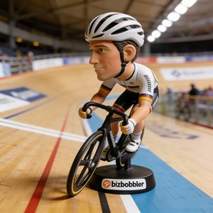 Figurine en résine personnalisée Bizbobbler Cycliste Bobblehead - Nom et numéro <span class=keywords><strong>de</strong></span> maillot personnalisés - Product Image 3