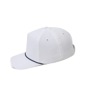 Chapeau de golf en corde personnalisé Chapeau d'extérieur à 5 panneaux avec logo personnalisé Casquette de baseball blanche IVA-C-G-30 - Product Image 3