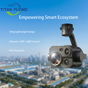 SIYI ZT30 <b>4K</b> 30x Optical <b>Drone</b> Gimbal <b>Camera</b> 640 Thermal Imaging 1200m Laser Rangefinder 3-Axis for Inspection - Product Image 2