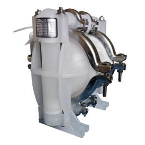 Bomba Neumática de Diafragma Wilden P1/PPPPP/WFS/WF/Polypropylene con Diafragma de Santoprene para Aguas Residuales Marinas Bajas - Product Image 3