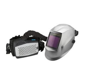 HMT PAPR，带数字控制自动变暗焊接头盔真彩视觉CE级1/1/1/1空气净化装置