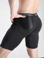 Boxers longs pour hommes avec coussinets rehausseurs de fessiers amovibles, respirants, doux, confortables, élégants, sexy, pour les sorties sportives