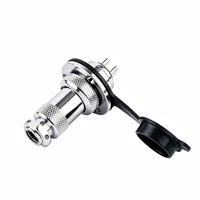 Connecteur Circulaire Aéronautique GX20 2~15 Broches en Alliage de Zinc, Prise Mâle-Femelle, Connecteur Électrique de Qualité Aérospatiale 3~7A
