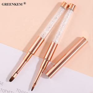 1 pièce 14 Style métal strass cristal UV Gel vernis doublure tête plate à <span class=keywords><strong>carreaux</strong></span> français rayure Art des ongles stylo <span class=keywords><strong>dessin</strong></span> - Product Image 2