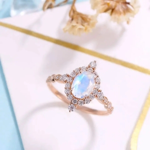 Anillo <span class=keywords><strong>de</strong></span> Plata <span class=keywords><strong>de</strong></span> Ley 925 con <span class=keywords><strong>piedra</strong></span> lunar <span class=keywords><strong>de</strong></span> arcoíris, joyería <span class=keywords><strong>de</strong></span> alta calidad - Product Image 4