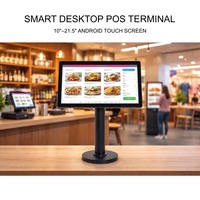 Kiosco de Escritorio con Pantalla Táctil Capacitiva Android 14, Tableta POS de 10-21.5 Pulgadas, Pantalla IPS con Resolución de 1920x1080, Procesador Rockchip