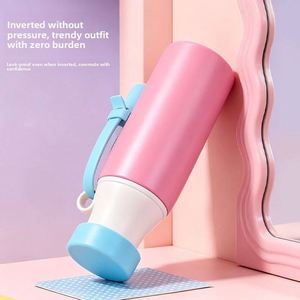 128oz 520ml Vacuum <b>Insulated</b> Stainless Steel Leak-Proof Thermal <b>Mug</b> with Straw-Portable Travel/Camping Drinkware - Product Image 3