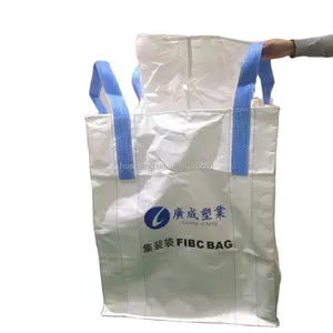 Cylinder fabric big bag sugar bag 1000kg with PE liner from gc01