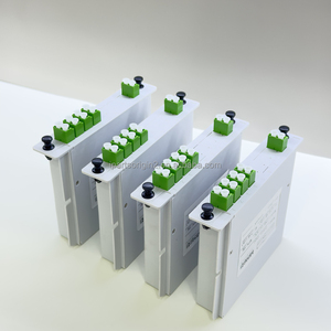 สายเคเบิลใยแก้วนำแสงแบบ Single Mode LC APC พร้อมปลอกหุ้ม LSZH สำหรับงานอุตสาหกรรม ยี่ห้อ OEM ODM รุ่น Divisor Optico พร้อมตัวแยกไฟเบอร์ PLC 1x8 ขนาด 0.9 มม. ในตัว - Product Image 4