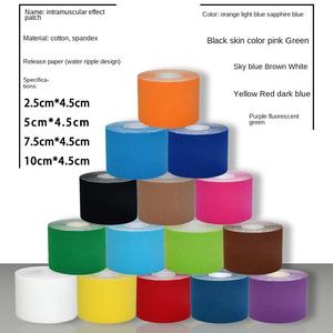 مصنع القطن الرياضية الشريط تأثير العضلات ضمادة التصحيح للصدر الركبة الكوع معدات واقية اللياقة البدنية بقعة رفع ضمادة - Product Image 4