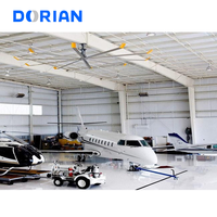 Hangar de aviones de estructura de acero prefabricado de China, edificio de acero de 2 pisos
