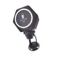 Microphone de conférence sans fil avec filtre anti-bruit et cabine d'isolation légère pour une utilisation en studio portable