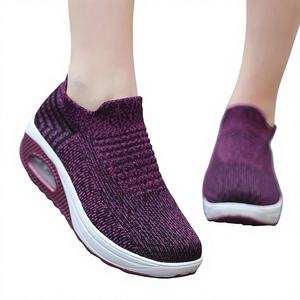 Zapatillas Deportivas Ehanking para Mujer, con Plataforma y Amortiguación de Aire, Transpirables, de Malla Tejida, para Primavera/Otoño/Verano - Product Image 1