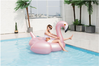 Personnalisé Piscine D'eau Gonflable Bateau Radeaux L'île Flotteurs Flamant Rose Gonflable