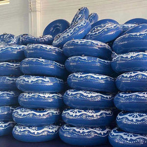 47 pollici Super grande portatile gonfiabile tubo di neve slitta divertente neve slitta & tubo all'ingrosso gonfiabile tubo di neve slitta - Product Image 4