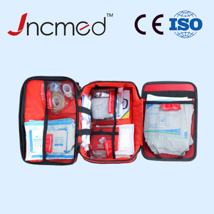 Trousse de premiers secours complète, trousse de traumatologie d'urgence avec bandoulière pour les essentiels domestiques, fournitures médicales d'extérieur - Product Image 3