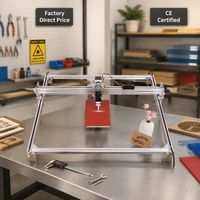 Mini routeur CNC de bureau DIY pour le bois 6550, machine à bois, outils de gravure et de sculpture sur bois, graveur laser pour bois