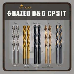 Conjunto de Brocas HSS M35 com Haste Reduzida e Acabamento em Alumínio, com Cabo Reto para Perfuração de Metal - Product Image 6