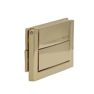 Cerradura de pestillo de cerrojo para caja de medicina, mini cerraduras chapadas en oro