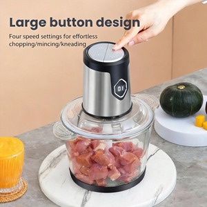 Máquina para Preparar Yam Fufu, <span class=keywords><strong>de</strong></span> Acero Inoxidable, Gran Capacidad, Portátil, Mezcladora <span class=keywords><strong>de</strong></span> Alimentos y Frutas, <span class=keywords><strong>Picadora</strong></span> <span class=keywords><strong>de</strong></span> <span class=keywords><strong>Carne</strong></span>, Procesador, Rebanadora Eléctrica <span class=keywords><strong>de</strong></span> <span class=keywords><strong>Carne</strong></span> - Product Image 6