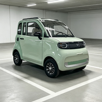 Véhicule électrique compact L6e pour les marchés des permis de conduire des adolescents, micro-voiture urbaine 2 portes 2 places avec caméra de recul et feux LED