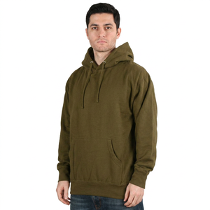 Sudadera con capucha para hombre de fabricantes de ropa, con logotipo personalizado, de alta calidad, básica, de algodón mezclado, gruesa, para hombre. - Product Image 1