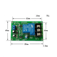 Module de relais temporisé réglable 1-200 secondes 30A, interrupteur marche/arrêt, module de circuit de commande à courant élevé