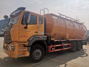 Camion de nettoyage des égouts à grande capacité et haute performance de 25 m³ avec pompe à vide pour le nettoyage des égouts et l'aspiration des boues - Product Image 3