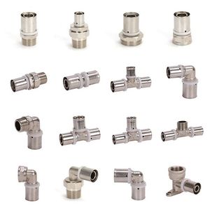 Raccords de plomberie AIKE Water Supply PEX Al PEX, raccords de tuyauterie <span class=keywords><strong>multicouche</strong></span>, raccords à <span class=keywords><strong>sertir</strong></span> PEX <span class=keywords><strong>16</strong></span> 18 20 25 26 32 mm - Product Image 1