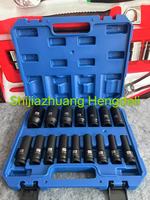 Juego de Llaves de Impacto Neumáticas, Kit de Herramientas Profesional para Mecánicos, Reparación Automotriz, Herramientas para Taller y Garaje