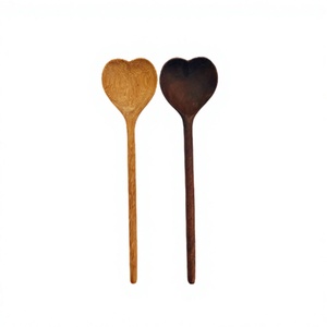 Juego de Cucharas de Madera Desechables Portátiles Hechas a Mano, Utensilios de Cocina Ecológicos de Madera Natural para Uso en el Hogar, Restaurantes y Hoteles - Product Image 3