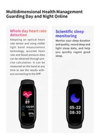 Gelang Pintar M8 Grosir, Gelang Olahraga BT, Pelacak Kebugaran, Detak Jantung, dan Tidur untuk Android IOS