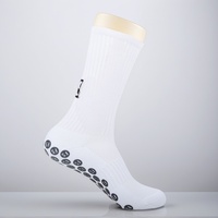 Chaussettes de football pour hommes en gros, design personnalisé, tricotées, absorbant la transpiration, chaussettes de sport de printemps avec logo sur le revers