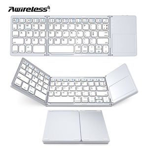 Customize Folding Design Stable <b>Keyboard</b> 64 Keys ABS Foldable <b>Keyboard</b> BT <b>Keyboard</b> with Touchpad - Product Image 1