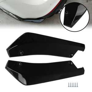 จัดส่งฟรี ชุดแต่งกันชนหลังรถยนต์ 2 ชิ้น สีดำเงา - Product Image 2