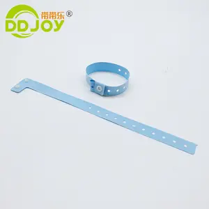 Events   Festival Supply Cheap One Time Use ID Vinyl 38 silk Thin L shape Adult Plastic Super Soft pvc Wristband