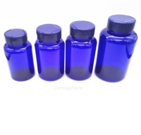150ml bleu bouteille En Plastique PET Bleu capuchon