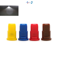 Boquilla Atomizadora Premium Multicolor FVP Antiviento de Aspersión Plana 110 Antideriva para Protección Agrícola de Plantas