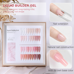 Nagelproducten 36 kleuren Biab Gel Builder Groothandel Privélabel Hema Vrij Aangepaste Biab Gel in Fles - Product Image 2