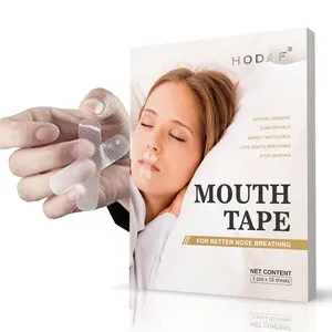 私人标签用于睡眠的口带，用于减少口呼吸的口带，用于口腔的睡眠带