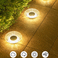 Lampe solaire de jardin à LED en acrylique personnalisée, décoration de paysage extérieur, piquet ponctuel pour chemins et parterres de fleurs