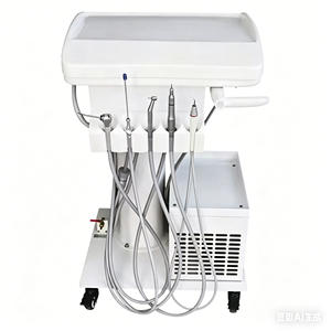 Carrito Móvil para Consultorio Médico Dental con Turbina Eléctrica para Uso Dental y Veterinario - Product Image 6