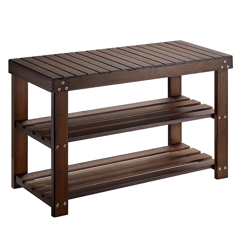 Shoe changing stool (brown)