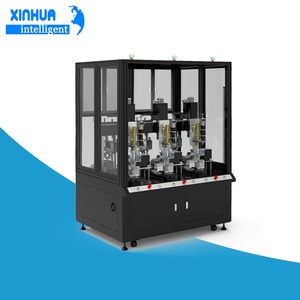 Robot de Atornillado Automático de Escritorio de Doble Mesa y Múltiples Ejes, Máquina de Bloqueo de Tornillos con Alimentación Automática - Product Image 1