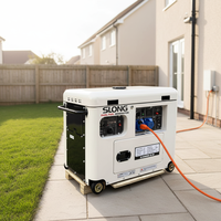 SLONG BRAND CE-Zertifizierter 8kW Dual-Fuel BENZIN & LPG Fernstart-Stromerzeuger für den Heimgebrauch