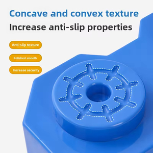 Blok bangunan segi delapan plastik besar untuk mainan konstruksi taman kanak-kanak yang menyenangkan untuk anak-anak blok lanskap Rakitan - Product Image 2