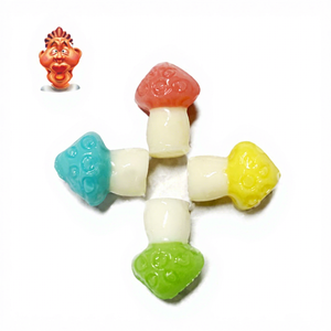 <span class=keywords><strong>Bonbons</strong></span> de Chine multicolores en forme de petits champignons, <span class=keywords><strong>bonbons</strong></span> gélifiés en vrac, <span class=keywords><strong>bonbons</strong></span> et friandises moelleuses - Product Image 1