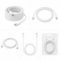 Câble USB-C vers USB-C GZY 2M, charge rapide, transfert de données pour téléphone mobile TYPE-C vers TYPE C